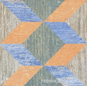 Вставка Колор Вуд микс A393|13x13