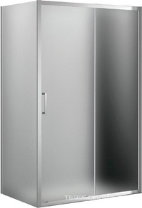 Душевой уголок 1500(1480-1520)х900(880-900)хh1950мм, прямоугольный, правый/левый, (стекло текстурное Punto 6мм, фурн.цв.хром), Molveno ZZ