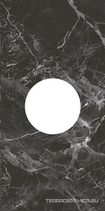 Декор Коррер наборный чёрный глянцевый 30x60