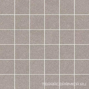 Декор Рабат мозаичный серый матовый обрезной 30x30x0,9