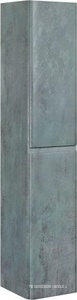 Шкаф подвесной h1700x350x350мм, 2 двери, петли справа/слева, (цв.Beton), Vico ZZ