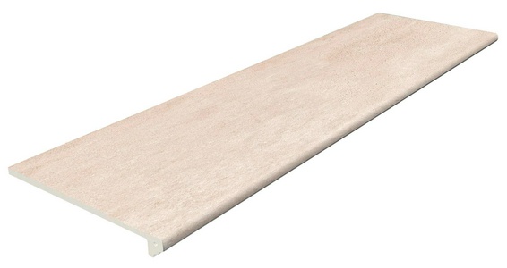 Peldano Redondeado Urban Beige Liso 119.7x33x14