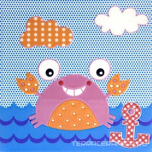Декор Морская прогулка Краб ZZ|20x20