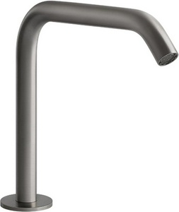 Отдельностоящий излив h=162мм, цвет: steel brushed,Gessi 316 ZZ