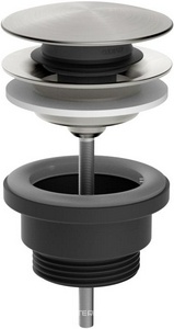 Донный клапан нажимной “Stop&Go”, 1 1/4, (цв. Steel Brushed), Gessi ZZ