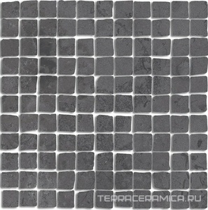 Декор Про Лаймстоун Спакко мозаичный серый тёмный матовый 20x20