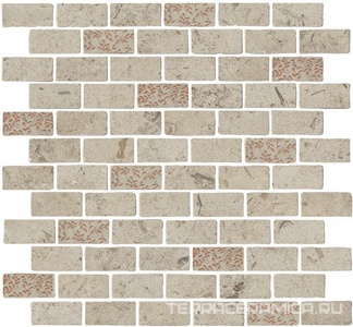 Декор Про Лаймстоун Антика 2 мозаичный бежевый матовый 30x32
