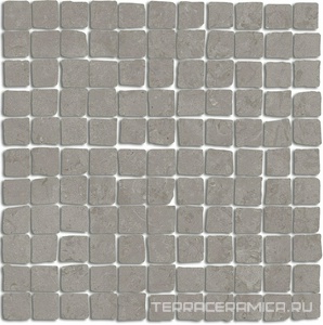 Декор Про Лаймстоун Спакко мозаичный серый матовый 20x20