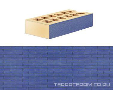 Кирпич обл. Navy Blue Glazed XX  |24x11,5x5