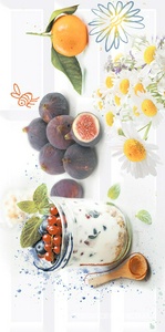Декор VOGUE Morning 1 40,5х20,1