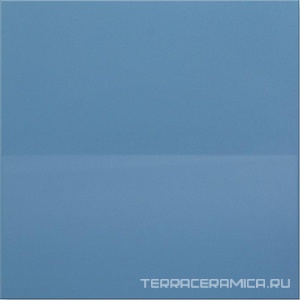 Грес Уральский UF012 синий моноколор полированный|60x60