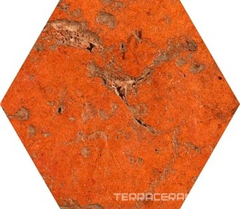Cotto Del Campiano Rosso Siena Esagone ZZ 15.8x18.3