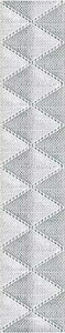 Бордюр Illusio Grey ''Geometry'' XX |31.5x6.2