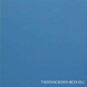 Грес Уральский UF012 синий моноколор матовый|60x60