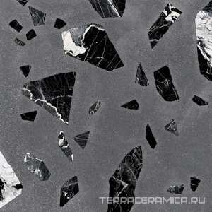 Dark Grey Rock Nat. Rett.ZZ |60x60
