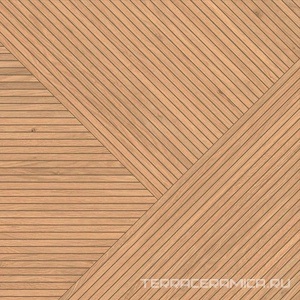 Log Icon Oak Modern Frame 2 ZZ 60x60 
