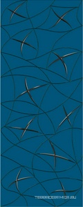 Декор Vela Indigo "Stella" |20.1x50.5
