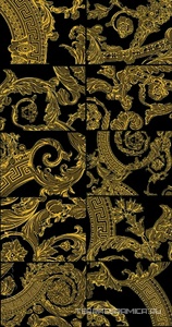 Mix Decori Nero/Oro/ (Mix 10 pz) ZZ|14,5x19,4