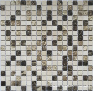 Мозаика из камня KG-15.33P (чип15x15) ZZ |30.5х30.5
