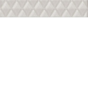 Бордюр Illusio Bianco ''Geometry'' XX|6.2x31.5