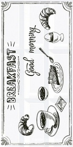 Декор VOGUE Breakfast 1 40,5х20,1