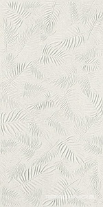 3D Wall Carve Leaf White 40x80 ZZ