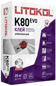 Клеевая смесь LitoFlex K80 25 кг.
