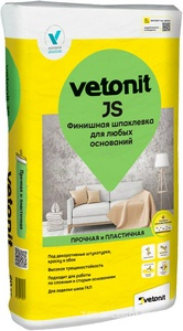 Финишная шпаклевка для любых оснований Vetonit JS 20 кг (54шт/пал)  ZZ