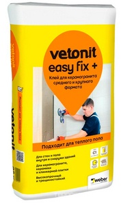 Вебер ветонит клей  Easy Fix+ 25 кг.