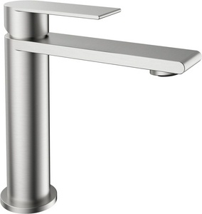 Смеситель для раковины, без д/к, (цв.брашированный никель), Vogue ZZ
