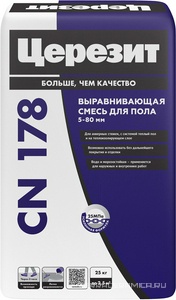 Легковыравнивающаяся смесь CN178  25 кг. ПП ZZ