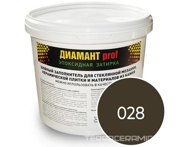 Затирка эпоксидная "Диамант PROF" (Expert) графит 5кг. ZZ