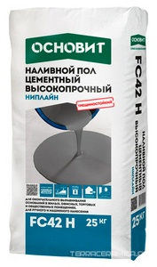 Наливной пол Основит Ниплайн FC 42, 25 кг ZZ