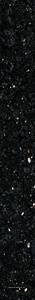 Подступенок гранит Black Galaxy polished   |125x15x1.7