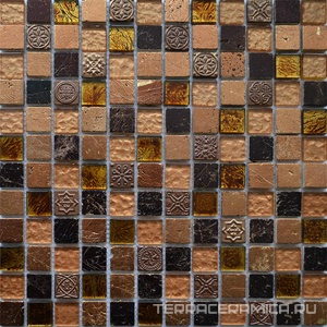 Мозаика Glass & Stone KG2301 комбинированная  (чип 23x23) ZZ|30x30