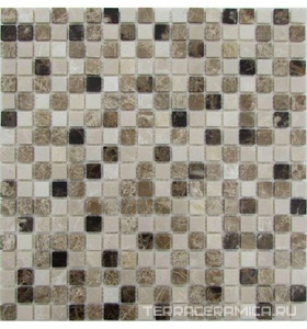 Мозаика из камня на сетке M20-084-15P ZZ |30.5x30.5