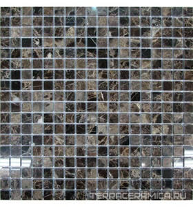 Мозаика из камня на сетке М20-027-15Р ZZ |30.5x30.5
