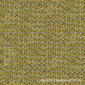 Мозаика Glass 636 моно рифленая золото ZZ|30х30