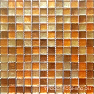 Мозаика из стекла на сетке S10-007 ZZ |30x30