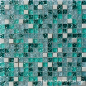 Мозаика Glass & Stone GS095B комбинированная  (чип15x15) ZZ |30х30