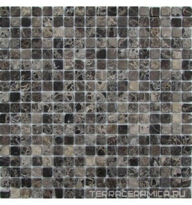 Мозаика из камня на сетке М20-028-15Т ZZ |30.5x30.5