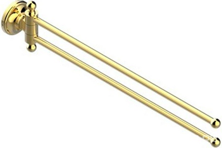 Полотенцедержатель двойной, поворотный 400мм (цв. латунь (Luxbrass)) Versailles ZZ