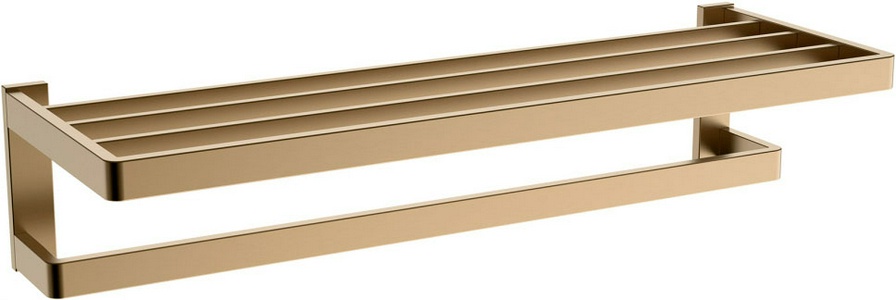 Полка для полотенец 60x21x13см, (цв.золото матовое), Westen ZZ