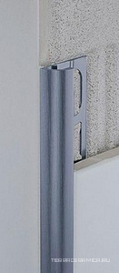 RF/10 Наружный алюминевый профиль smoked satin polished XX1x270