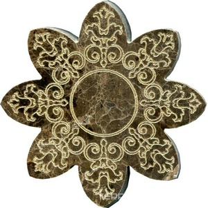 Тозетка Marron Emperador Primera Marbl Tile № -3 золото (n048401) |10х10