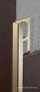 ZQLN/12 Профиль в форме прямого угла ottone lucido полир.латунь 1.25x270 ZZ