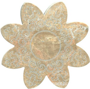 Тозетка Emperador Light Primera Marbl Tile № -3 серебро (n048403) |10х10