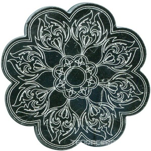 Тозетка Negro Marquina Primera Marbl Tile № -9 серебро (n048405) |10х10