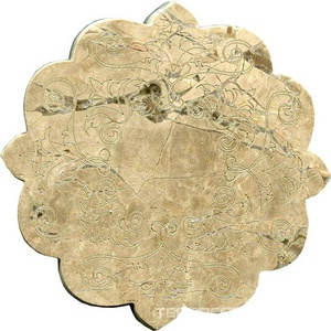 Тозетка Emperador Light Primera Marbl Tile № -5 золото (n048403) |10х10