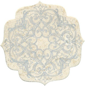 Тозетка Crema Marfil Marbl Tile № -1 серебро (n048397) |10х10